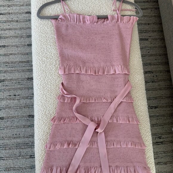 V. Chapman Lily Dress in Pink Parfait (Size 0) - Picture 3 of 5